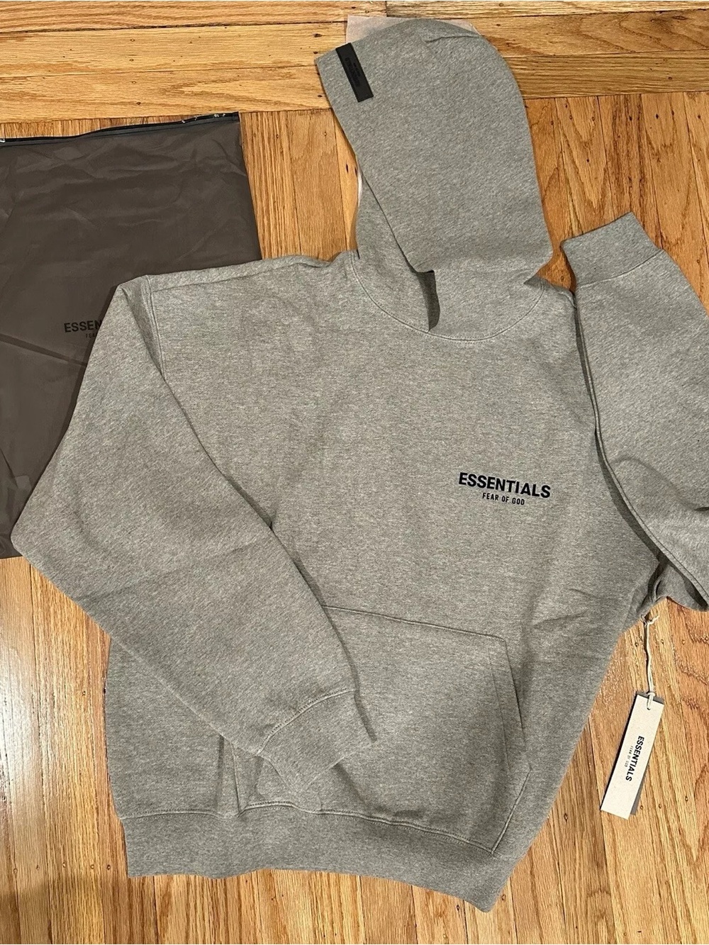 Fear of God Essentials Men’s Gray Crewneck Hoodie